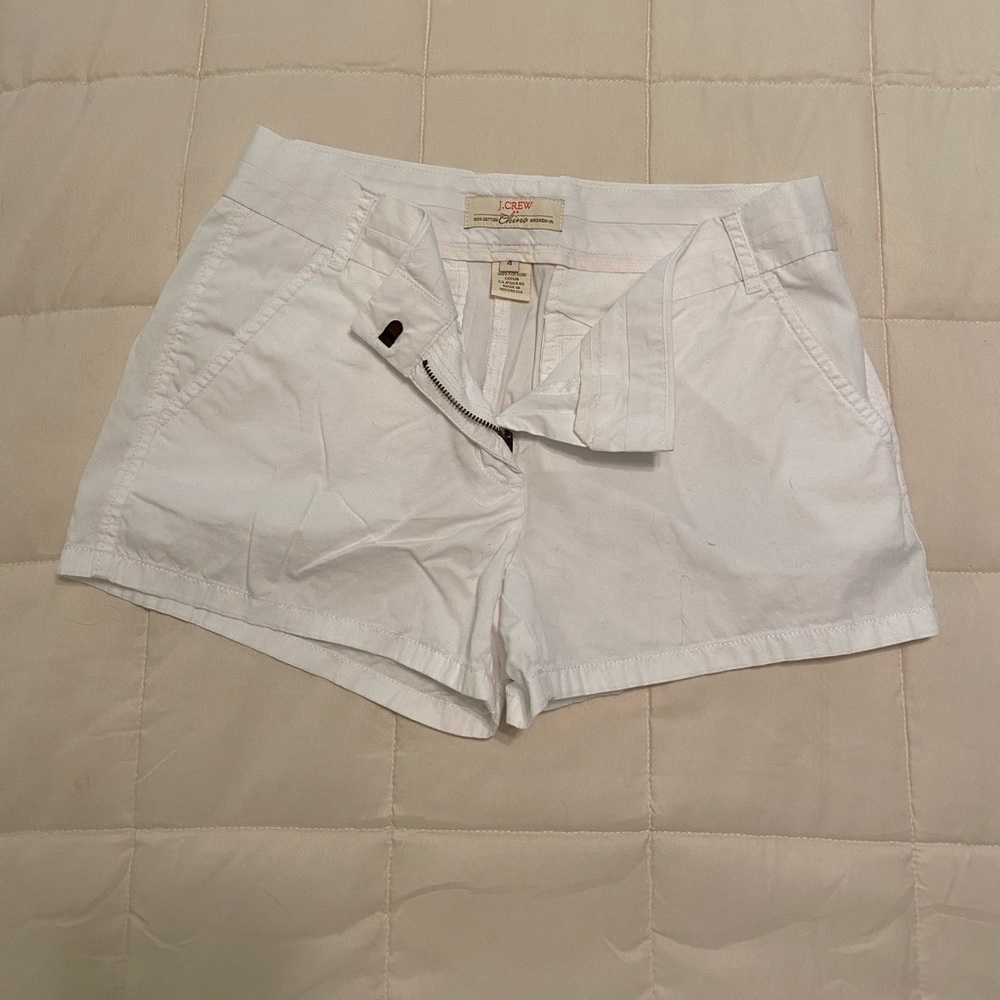 J Crew white shorts